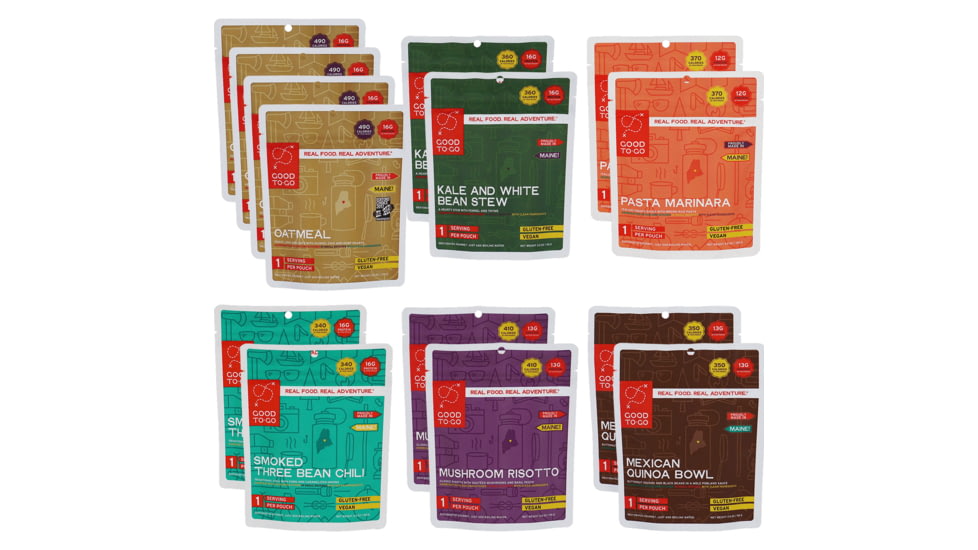 Good To-Go The Vegan Kit, 4 Breakfasts &amp; 10 Single Meals, 5502VEG