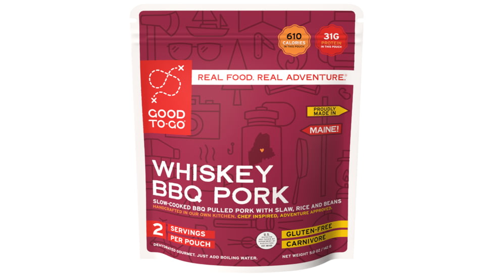 Good To-Go Whiskey BBQ Pork, Each, 1067