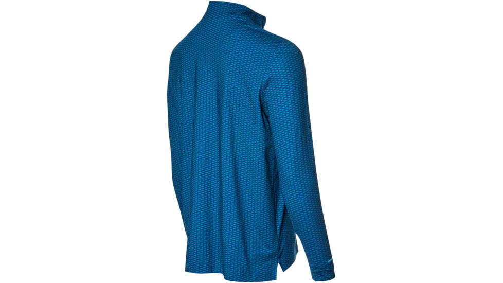 Googan Squad Blue Micro Klutch Quarter-Zip Shirt - Mens, 2XL, GS090-2XL