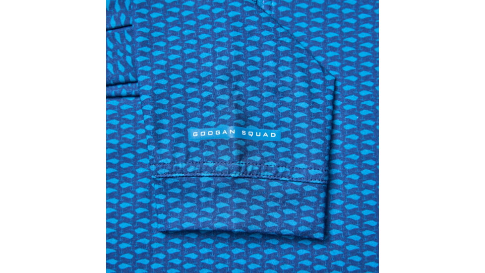 Googan Squad Blue Micro Klutch Quarter-Zip Shirt - Mens, 2XL, GS090-2XL