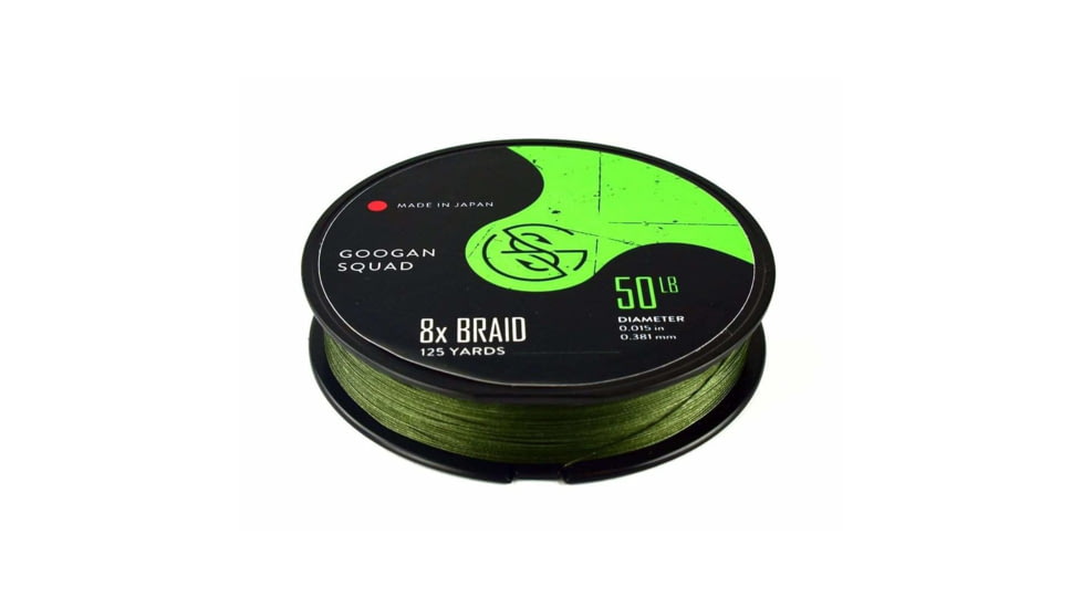 Googan Squad Braided Line, 15lb, 125yd, 30-03-GGS-1006615G