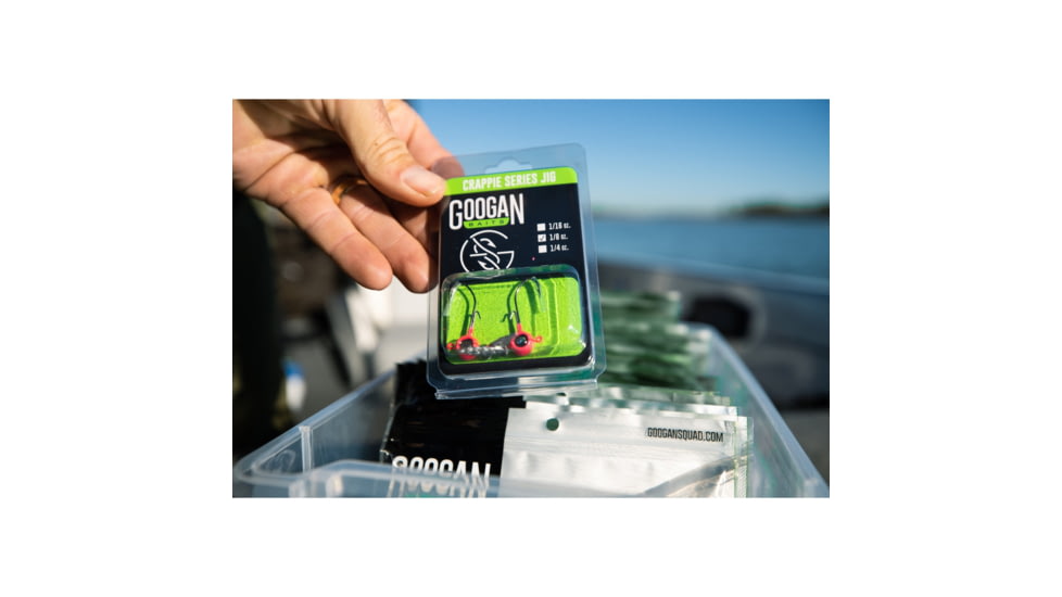 Googan Squad Crappie Jig, Pink, 1/8oz, GCJ-18-PK