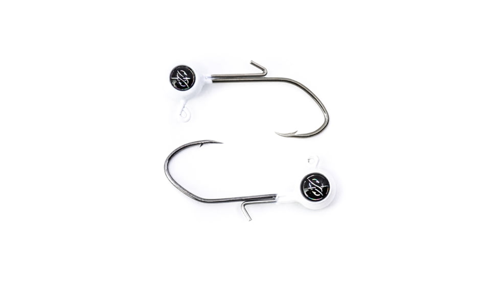 Googan Squad Crappie Jig Underspin, White, 1/8oz, GCJU-18-WT