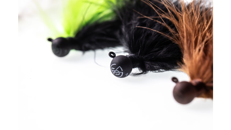 Googan Squad Fuzzy Wuzzy Skirted Jig, 1/16 oz, Brown, GBFW-116-BRN