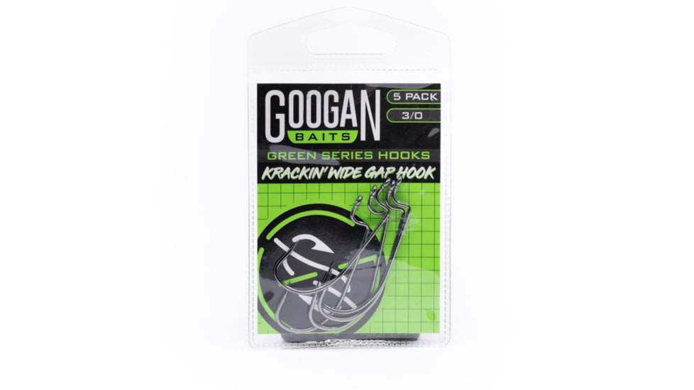 Googan Squad Green Series Krackin Wide Gap Hook, 4/0, GKWGH-40