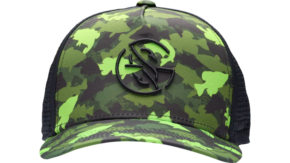 Googan Squad Googan Fish Camo Perforated Snapback - Mens, One Size, GS020