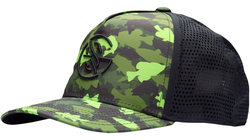 Googan Squad Googan Fish Camo Perforated Snapback - Mens, One Size, GS020