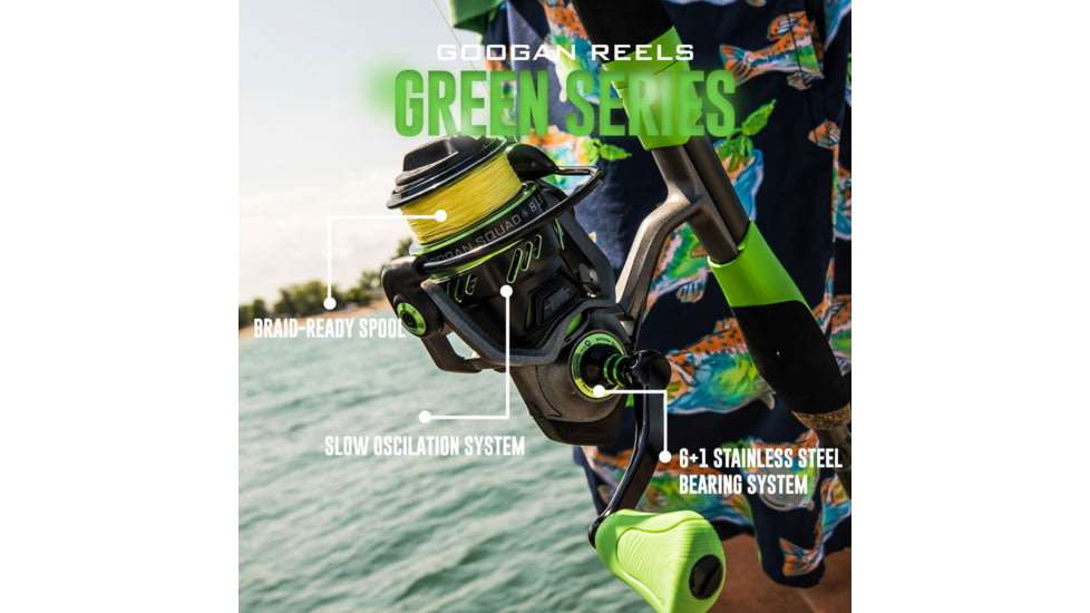 Googan Squad Green Series 2500 Spinning Reel