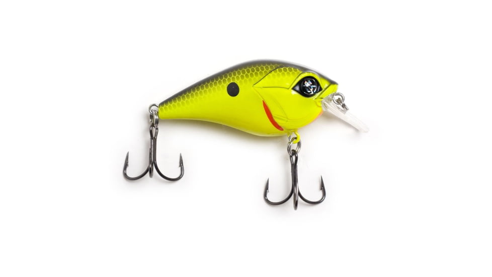 Googan Squad Grande Banger Hard Bait, 3in, 3/4 oz, Chartreuse Black, 10-01-GGS-10001Y
