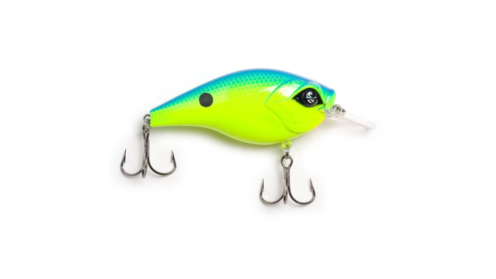 Googan Squad Grande Banger Hard Bait, 3in, 3/4 oz, Chartreuse Blue, 10-01-GGS-10001AE