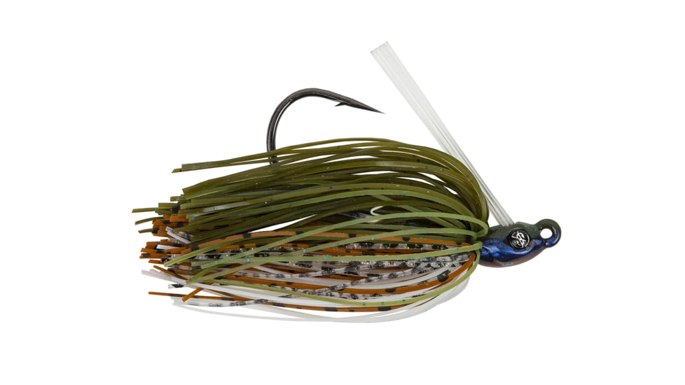 Googan Squad Grass Hero Skirtied Jig, 1/4 oz 4/0 Hook, Bluegill, 10-20-GGS-10004N