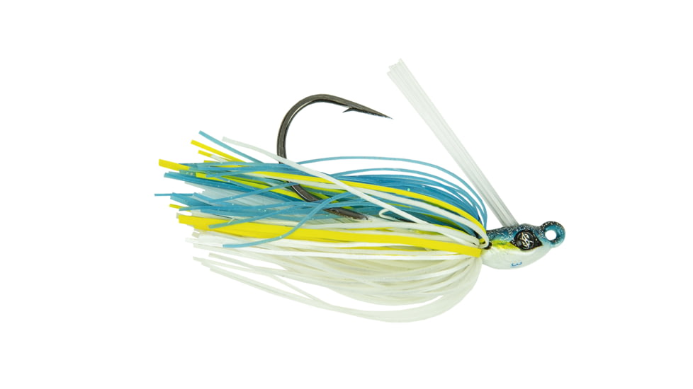 Googan Squad Grass Hero Skirtied Jig, 1/4 oz 4/0 Hook, Sexy Shad, 10-20-GGS-10004G