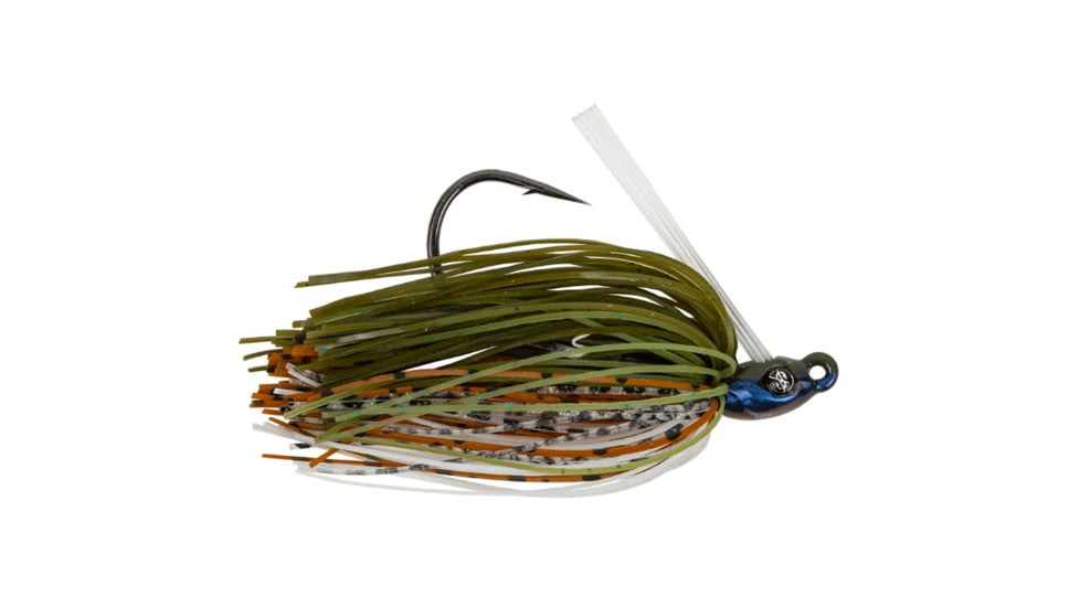Googan Squad Grass Hero Skirtied Jig, 3/8 oz, 4/0 Hook, Bluegill, 10-20-GGS-10004U