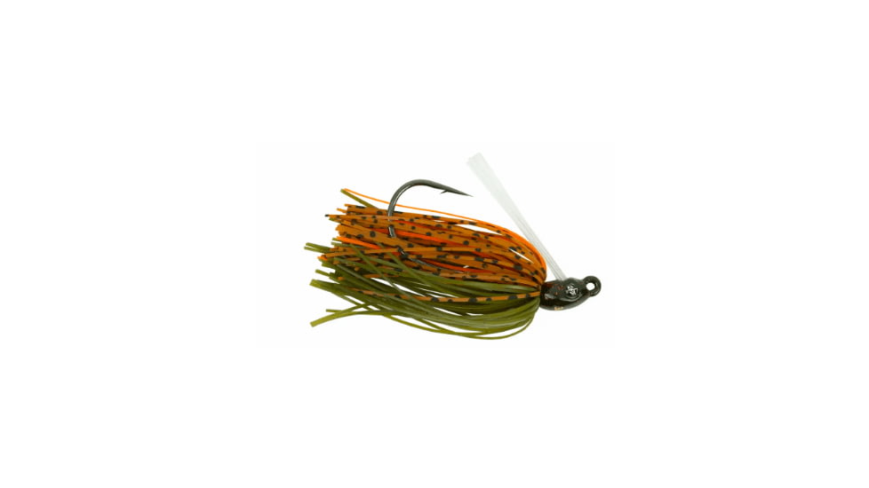 Googan Squad Grass Hero Skirtied Jig, 1/2 oz, 5/0 Hook, Rotten Pumpkin, 10-20-GGS-10004AF