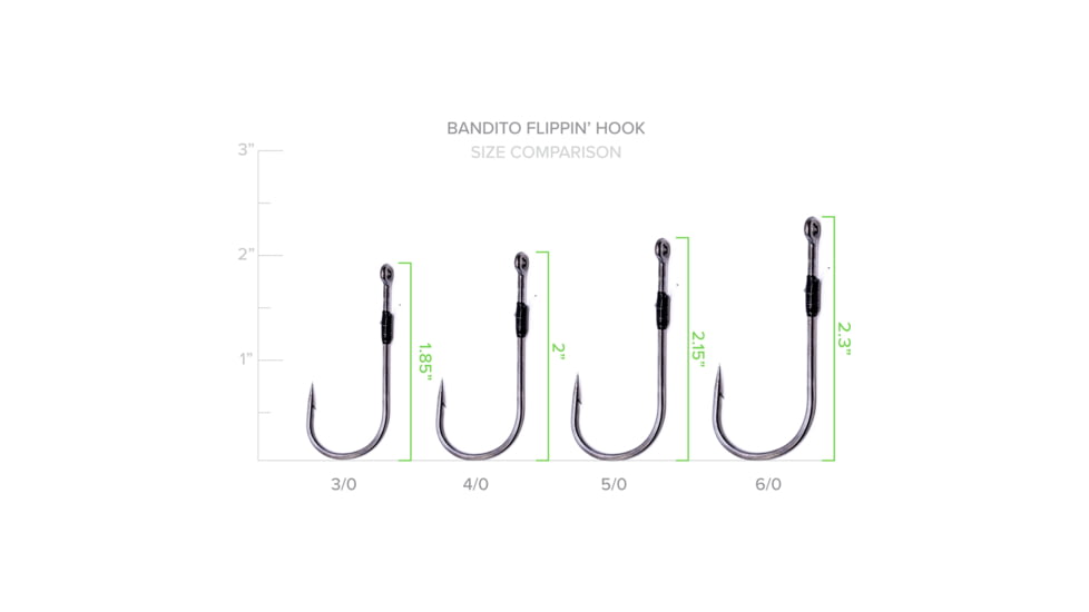 Googan Squad Green Series Bandito Flippin Hook, 4/0, GBFLH-40