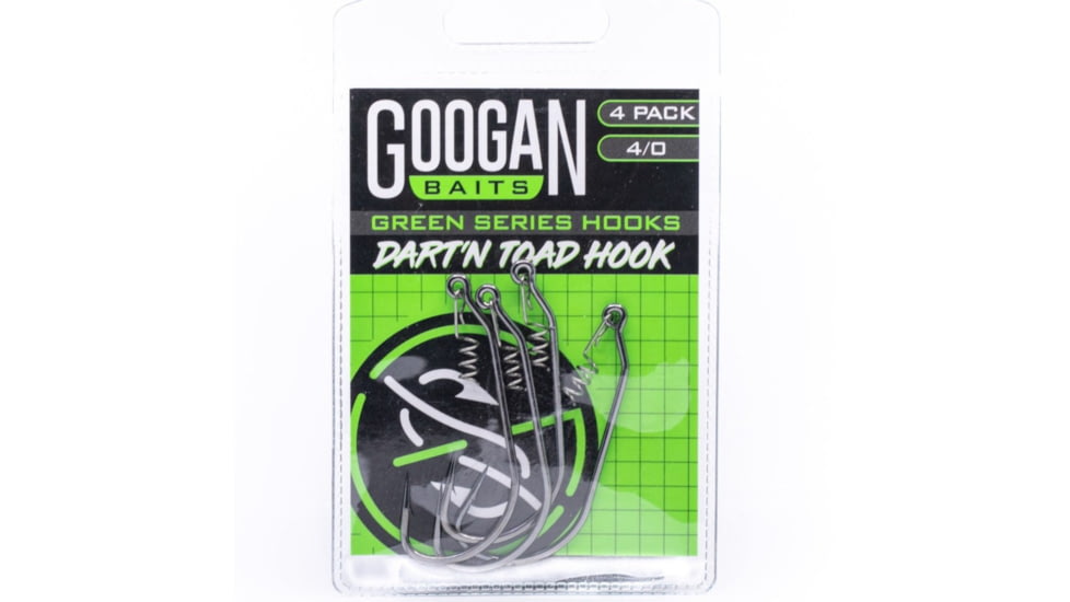 Googan Squad Green Series Dart N Toad Hook, 3/0, GDNTH-30