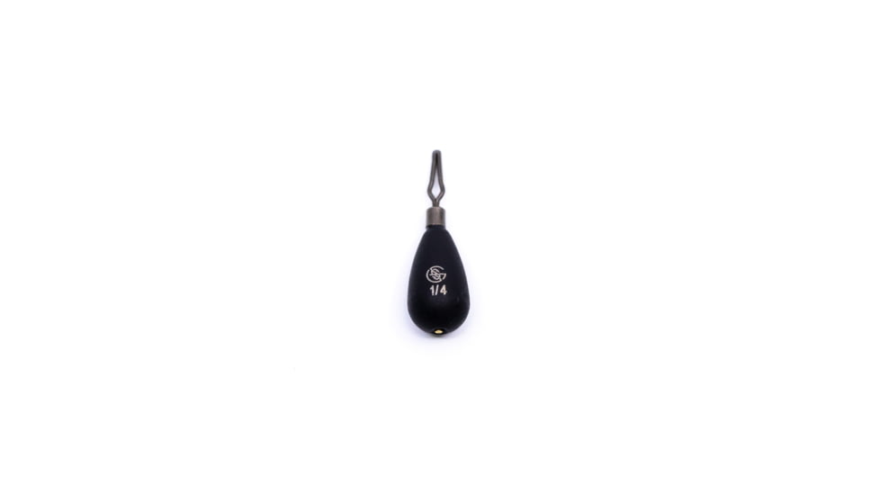 Googan Squad Green Series Tungsten Dropshot Weights, Black, 3/16oz, GTD-316-BL