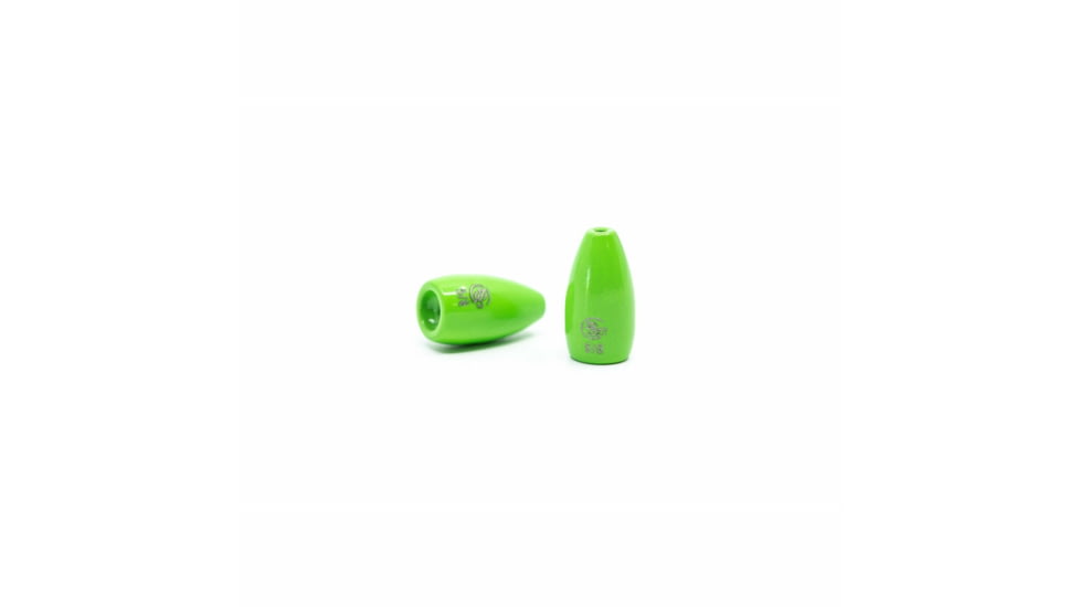 Googan Squad Green Series Tungsten Flippin Weights, Googan Green, 3/8oz, GTF-38-GG