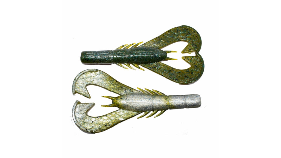 Googan Squad Krackin Craw Creature Bait, 7, 4in, Natural, GKC-NAT