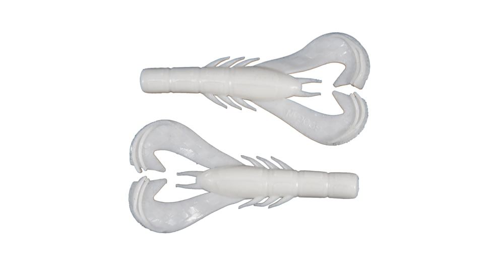 Googan Squad Krackin Craw Creature Bait, 8, 3in, Pearl, GKC-3-PRL