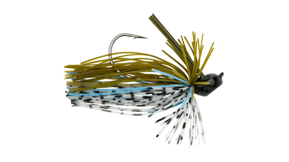 Googan Squad Lil Juicee Skirted Jig, 1/4 oz, 4/0 Hook, Blue Craw, 10-20-GGS-10001N