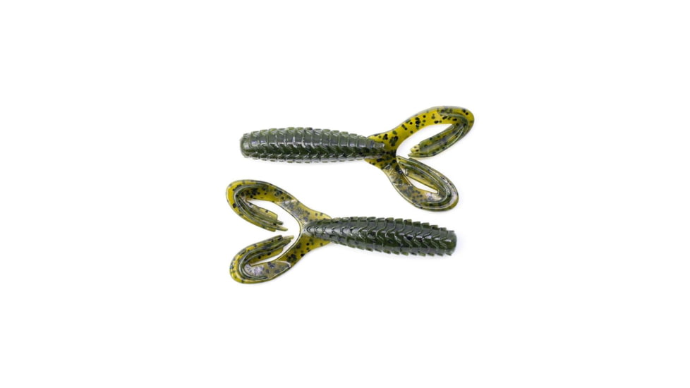Googan Squad Love Grub, 4in, Green Pumkin, GLG-GNP