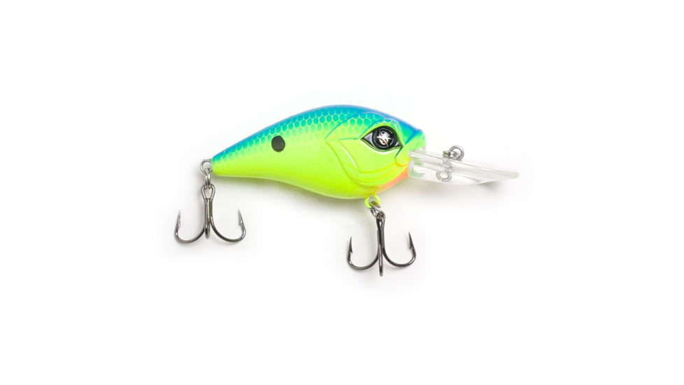 Googan Squad Mini Recon Hard Bait, 2in, 1/4 oz, Chartreuse Blue, 10-01-GGS-10005D