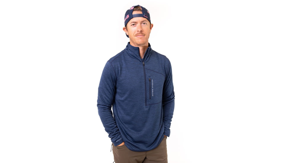 Googan Squad Navy Half-Zip Shirt - Mens, X-Large, GS065-XL