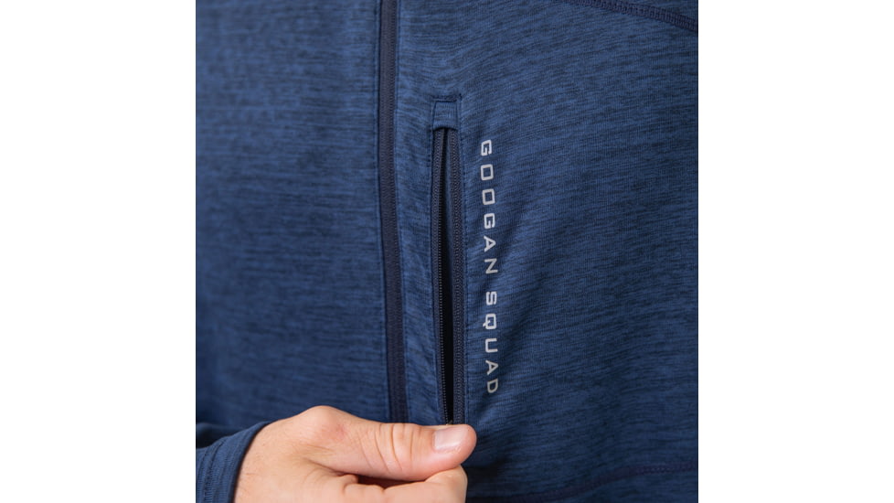 Googan Squad Navy Half-Zip Shirt - Mens, X-Large, GS065-XL