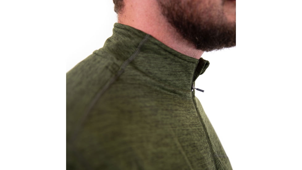 Googan Squad Olive Half-Zip Shirt - Mens, X-Large, GS067-XL