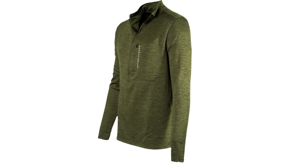 Googan Squad Olive Half-Zip Shirt - Mens, X-Large, GS067-XL