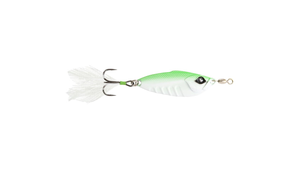 Googan Squad Slurpin' Spoon Bait, 1 3/4in, 3/8 oz, Chartreuse Pearl, 10-25-GGS-10000J