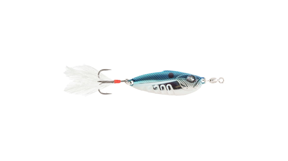 Googan Squad Slurpin' Spoon Bait, 2in, 1/2 oz, Chrome Blue Back, 10-25-GGS-10000Y