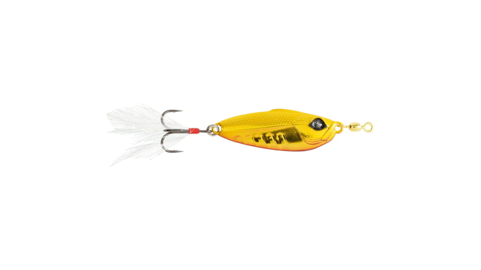Googan Squad Slurpin' Spoon Bait, 1 1/2in, 1/4 oz, Gold Chrome, 10-25-GGS-10000B