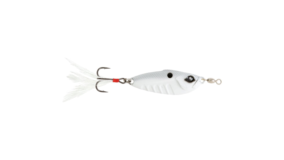 Googan Squad Slurpin' Spoon Bait, 1 3/4in, 3/8 oz, Pearl, 10-25-GGS-10000H
