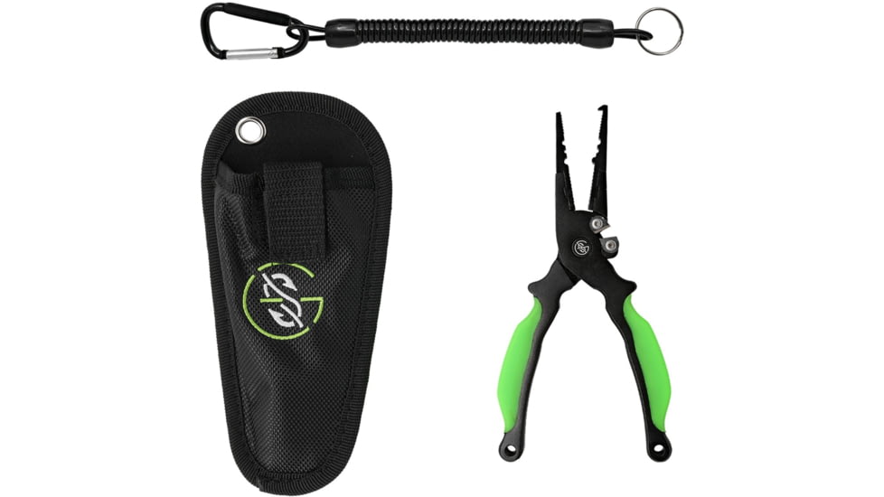 Googan Squad Squad Aluminum 6.5 Pliers, Green, 20-01-GGS-10000C