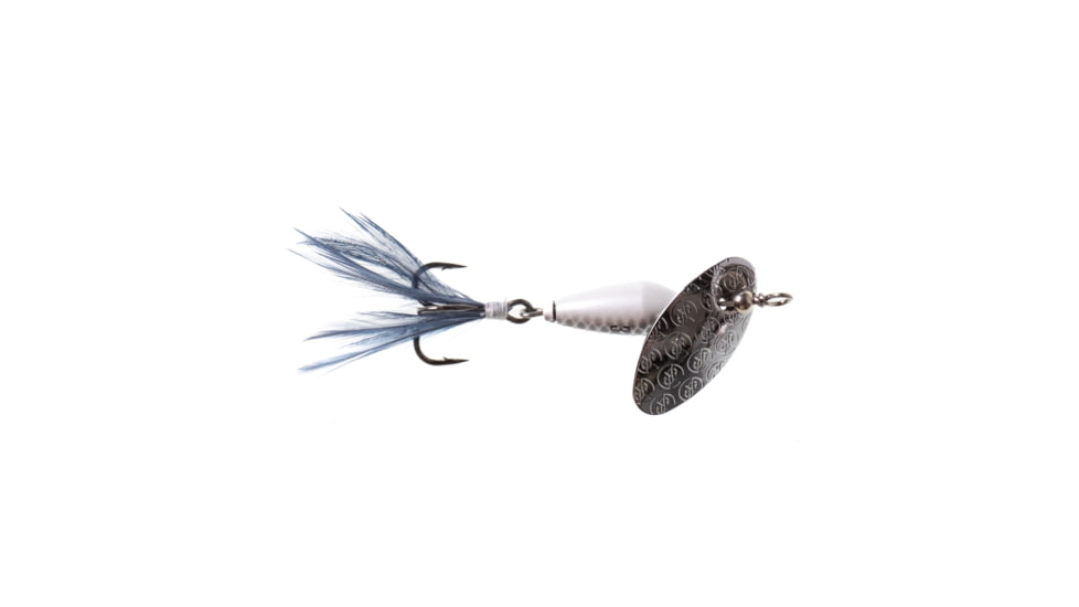 Googan Squad Whirly Bird Spinnerbait, 1/16 oz Feathered Trebles, Shad, GBWB-116-SHD