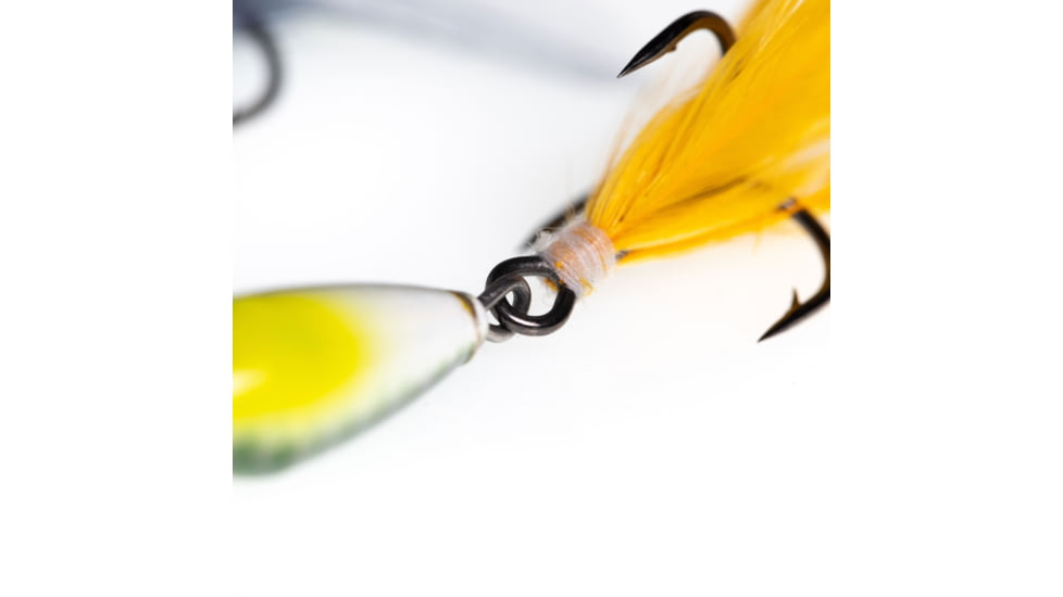 Googan Squad Whirly Bird Spinnerbait, 1/4 oz Feathered Trebles, Bluegill, GBWB-14-BGL
