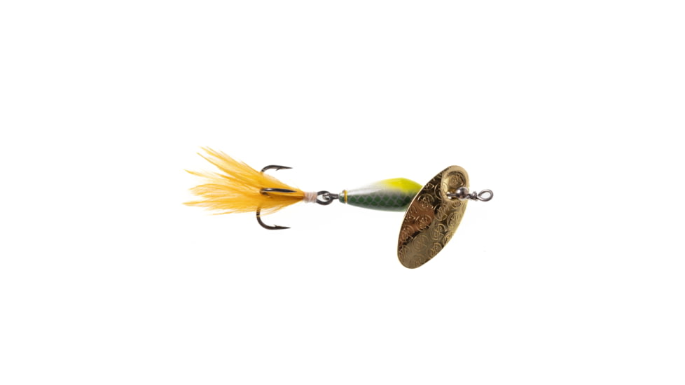 Googan Squad Whirly Bird Spinnerbait, 1/4 oz Feathered Trebles, Bluegill, GBWB-14-BGL