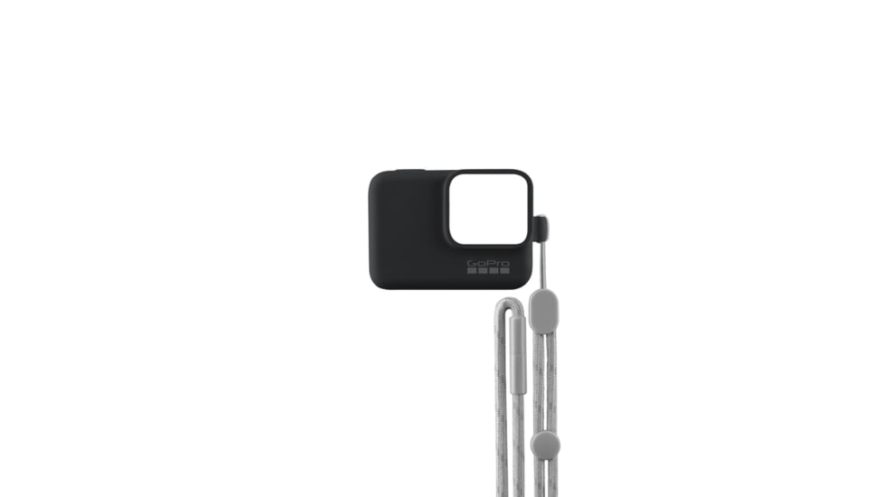 GoPro Silicone Sleeve with Adjustable Lanyard, Black ACSST-001