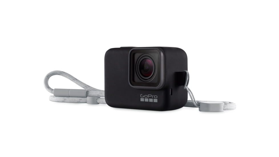 GoPro Silicone Sleeve with Adjustable Lanyard, Black ACSST-001