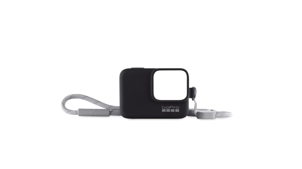 GoPro Silicone Sleeve with Adjustable Lanyard, Black ACSST-001