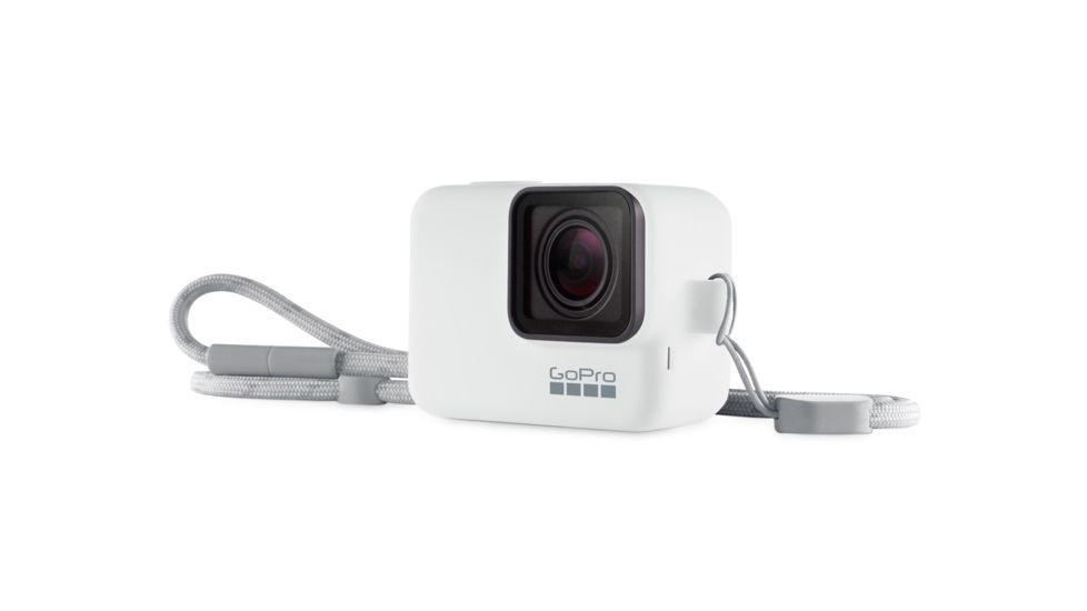GoPro Silicone Sleeve with Adjustable Lanyard, White ACSST-002