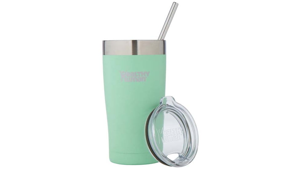 GOpure Pod 20Oz Large Stainless Steel Tumbler &amp; Straw, Seamist, 590 ml, 7157566079019