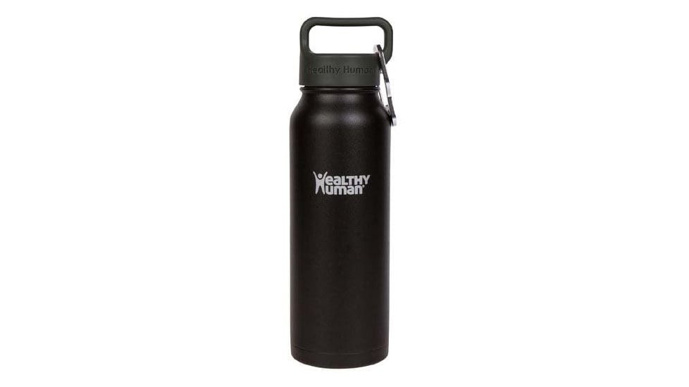 GOpure Pod 21Oz Stainless Steel Water Bottle, Pure Black, 620 ml, 7157566341163