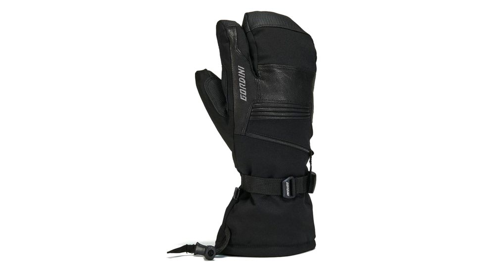 Gordini Gore-Tex Storm Trooper 3-Finger Mittens - Mens, Black, Medium, 4M1071-BLACK-M