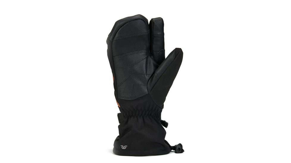 Gordini Gore-Tex Storm Trooper 3-Finger Mittens - Mens, Black/Tan, Extra Large, 4M1071-BLACK/TAN-XL