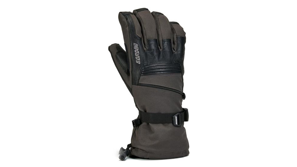 Gordini Gore-Tex Storm Trooper II Gloves - Mens, Gun Metal/Black, Small, 4G1056-GUNMETAL/BLACK-S