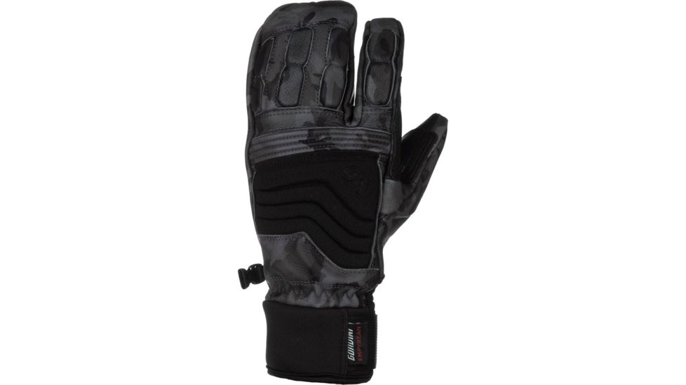 Gordini Wrangell 3 Finger - Mens, Grey Camo, Small, 4M4101-S-GREY CAMO