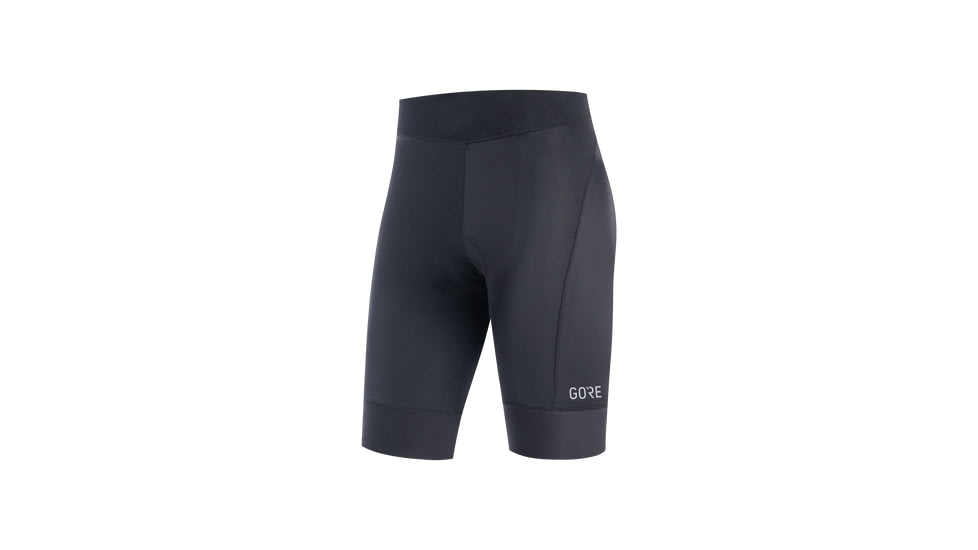 GOREWEAR C3 Womens Cycling Short Tights+ in Black/White GORE WEAR Wmn Apparel 34-44 Form fit EE804AA7, 100570-9901-38